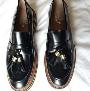 Shellys London Platform Tassle Loafers